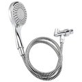 Plumb Pak Handheld Shower, 18 gpm, 5Spray Function, Polished Chrome, 60 in L Hose K747CP